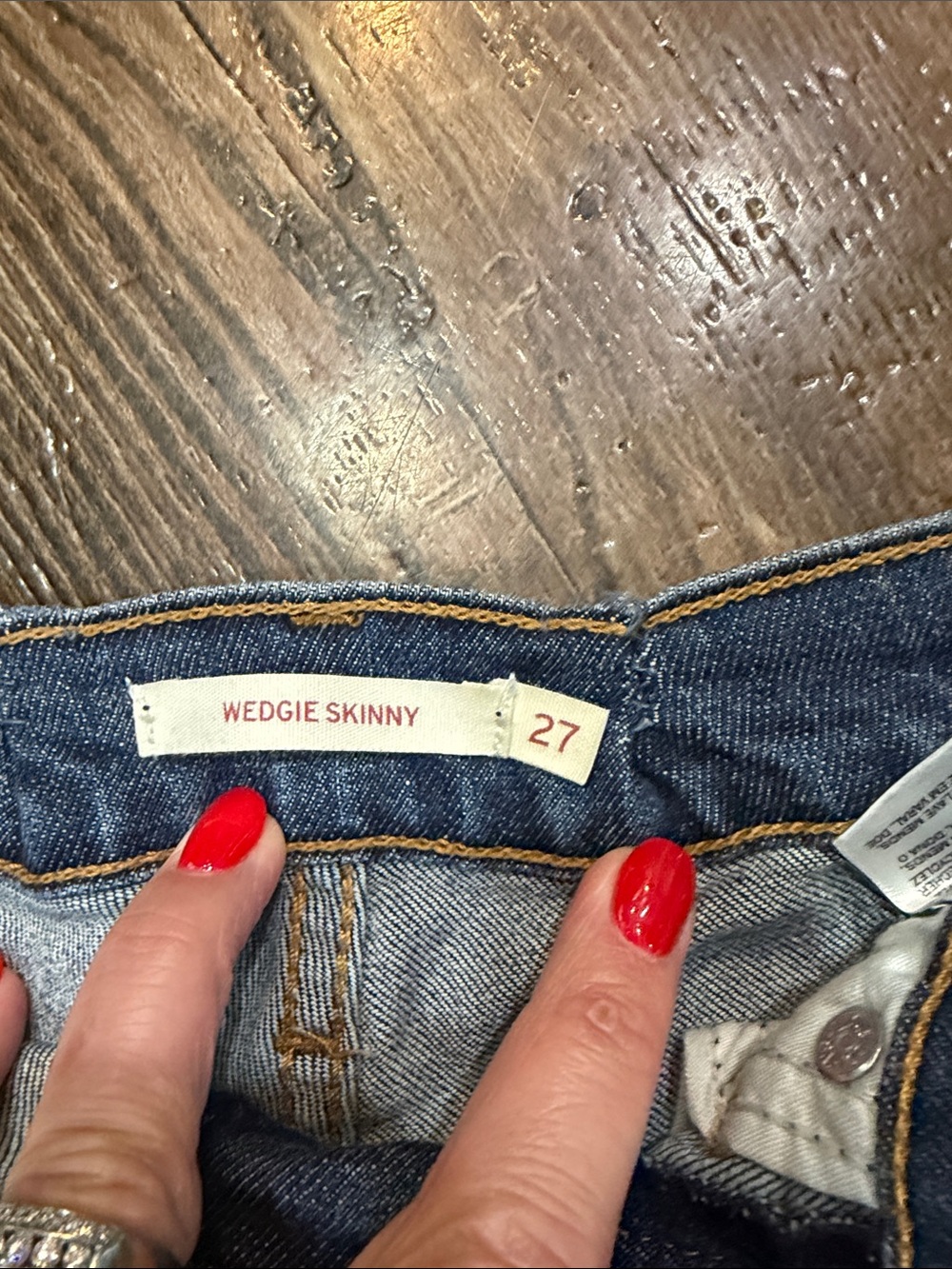 Signature by Levi Strauss High-Rise Button-Fly Blue Jeans - Picture 3 of 7